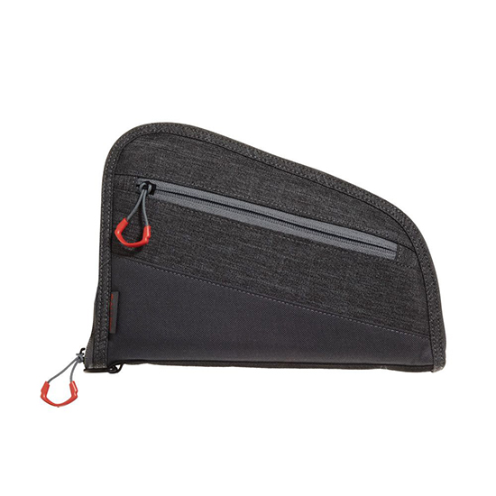 ALLEN AUTO-FIT HANDGUN CASE 9IN GREY/RED