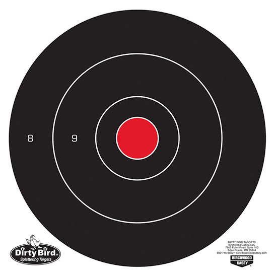 BC DIRTY BIRD 12" ROUND TARGET 100 SHEET