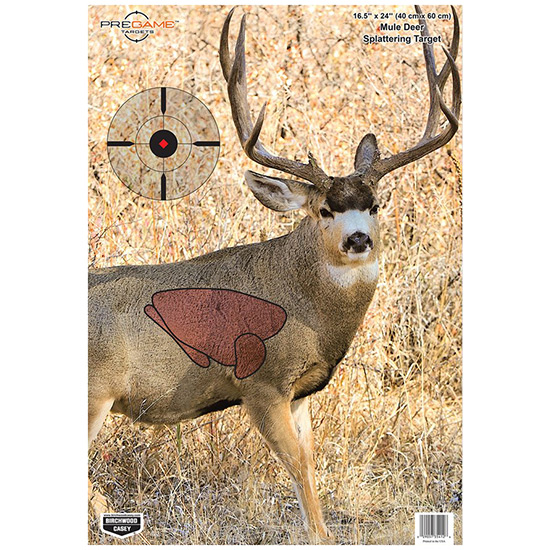 BC PREGAME MULE DEER TGT 16.5"X24" 3PK