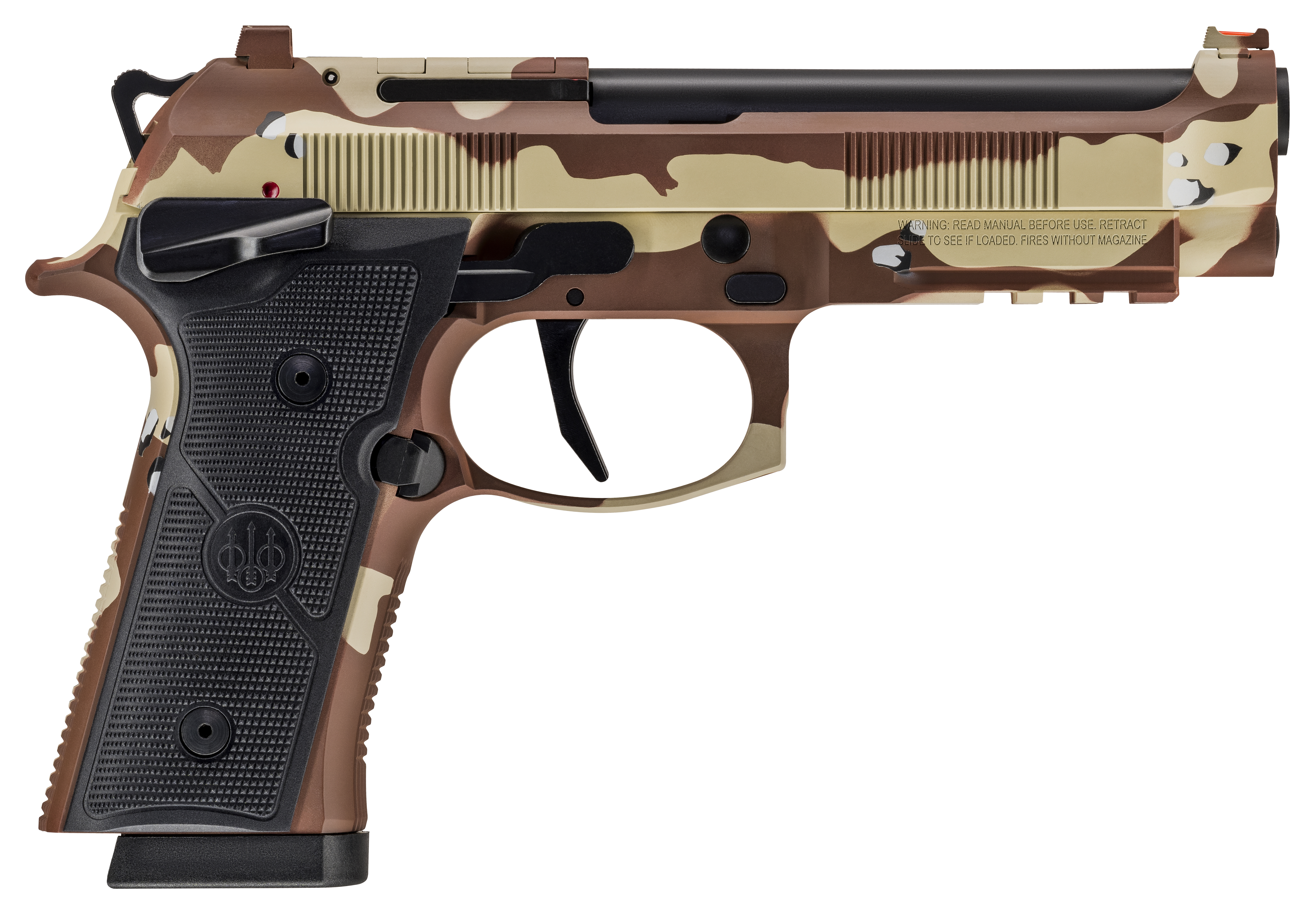 BER 92XI AMERICAN COMBAT 9MM 4.7" 15RD CHOCOLATE