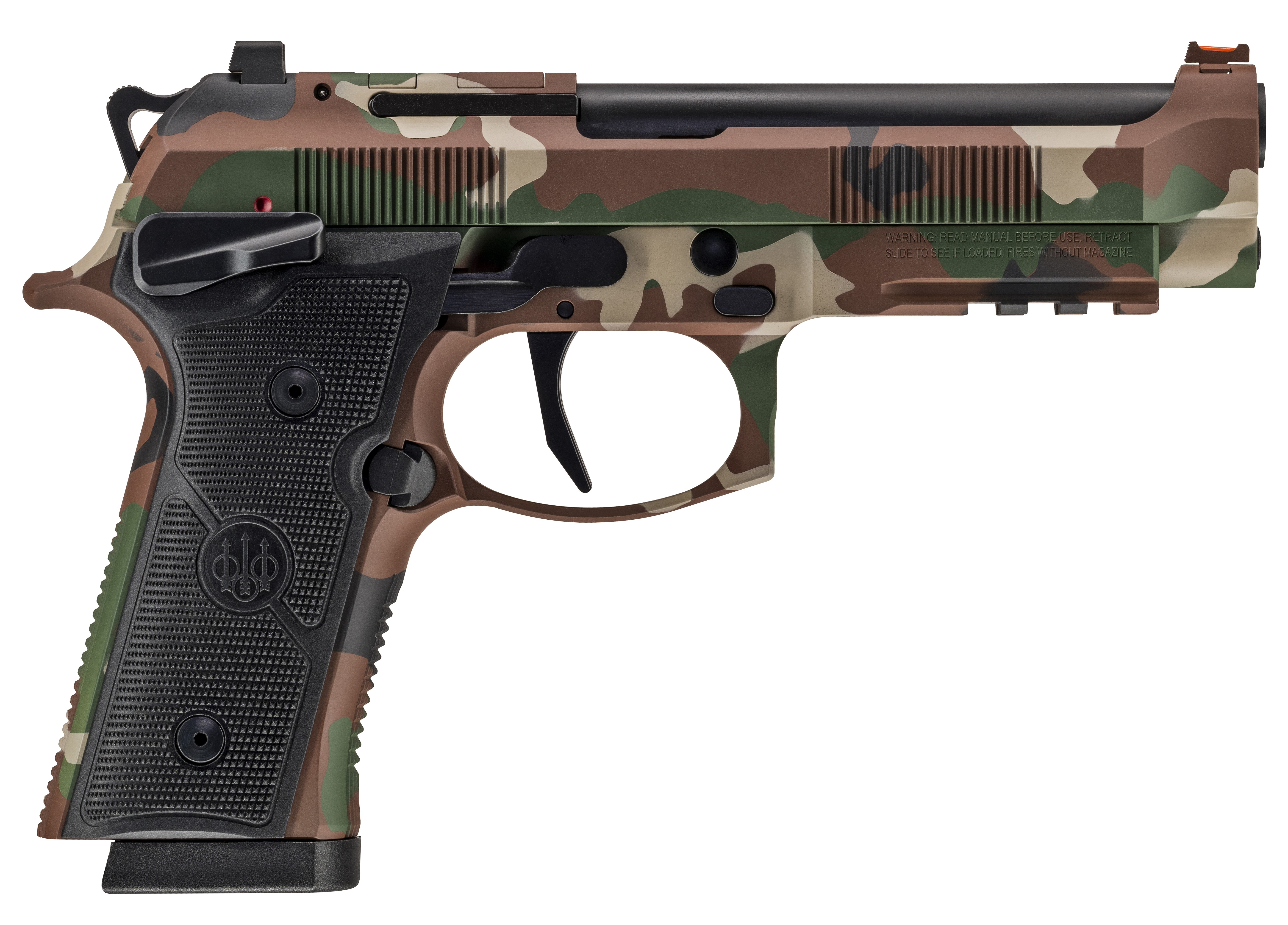 BER 92XI AMERICAN COMBAT 9MM 4.7" 15RD BDU CAMO