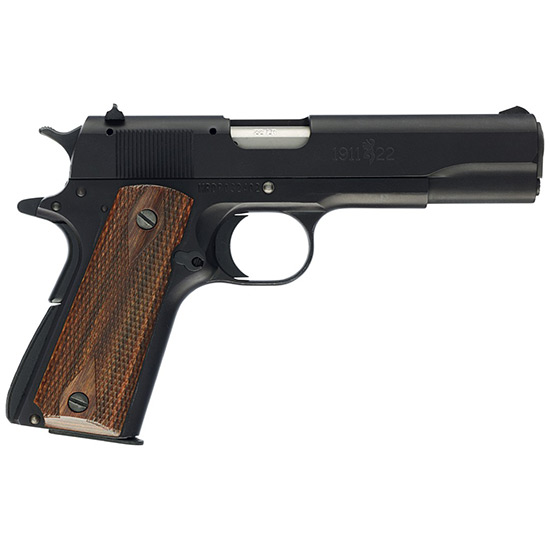 BRO 1911-22 A1 MATTE BLK 22LR 4.25" FS WALNUT