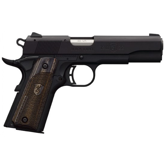 BRO 1911-22 BLACK LABEL 22LR 4.25" LAMINATE GRIP