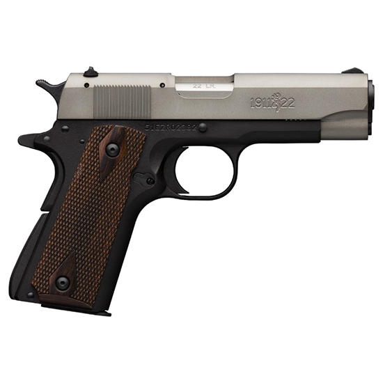 BRO 1911-22 A1 GRAY 22LR 4.25" FS WALNUT 10RD