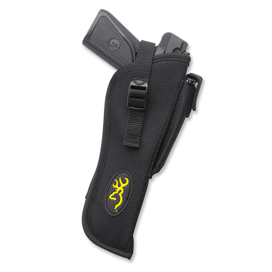 BRO BUCK MARK HOLSTER WITH MAG POUCH BLK NYLON