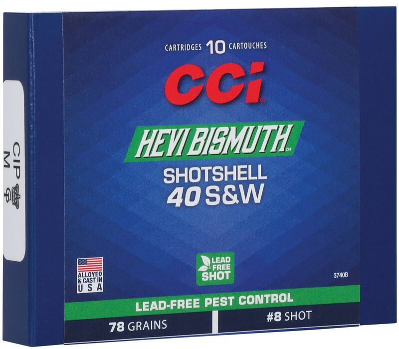 CCI 40SW BISMUTH SHOTSHELL 10/20