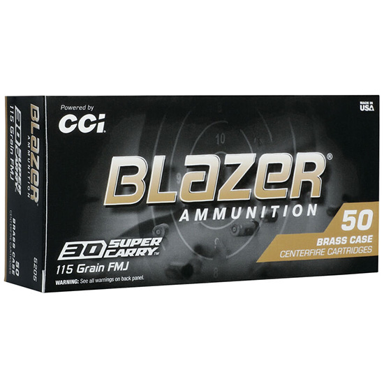 CCI BLAZER 30SC 115GR FMJ BRASS 50/20