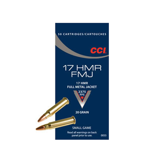 CCI 17HMR 20GR FMJ 50/40