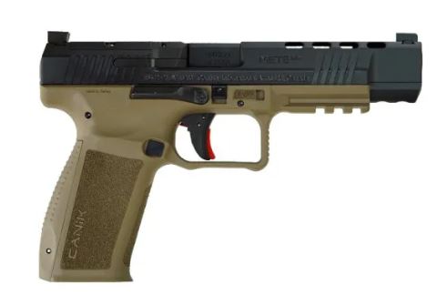 CENT CANIK METE SFX 9MM 5" FDE BLK MA LEGAL 10RD