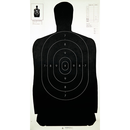 CHAMP TARGET B27CB SILHOUETTE GREEN 25PK