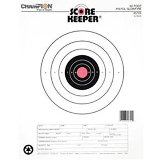 CHAMP TARGET 50FT PISTOL SLOWFIRE