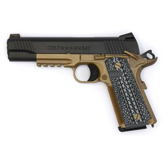 CLT CQB 45ACP 5" FDE BLK SLIDE