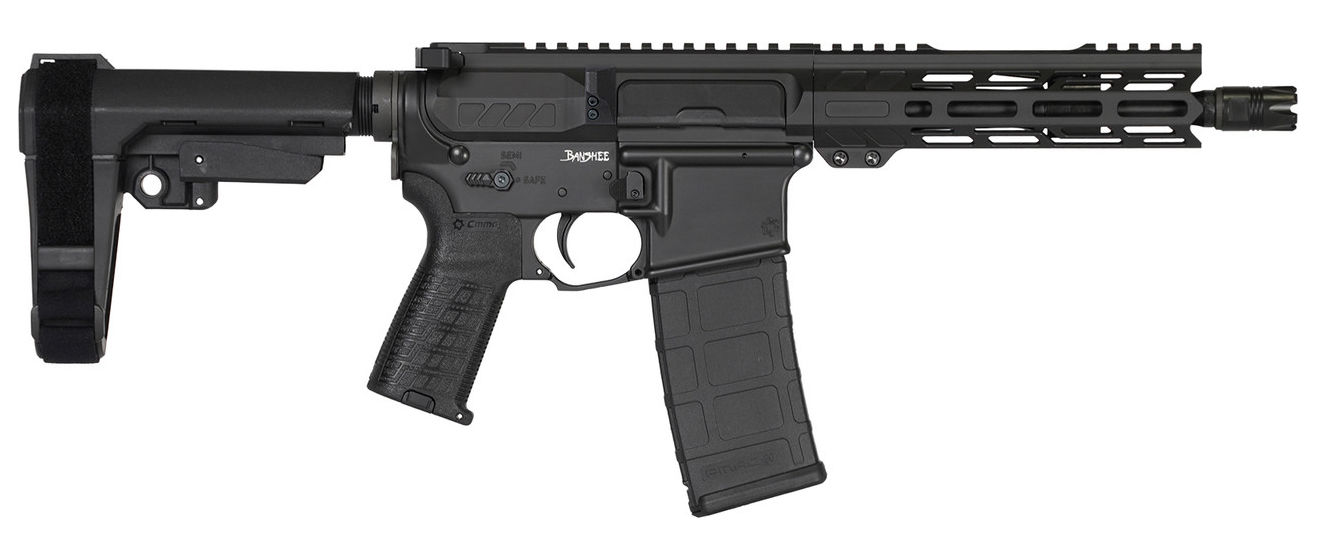 CMMG BANSHEE MK4 PISTOL 300BLK 8" ARMOR BLK