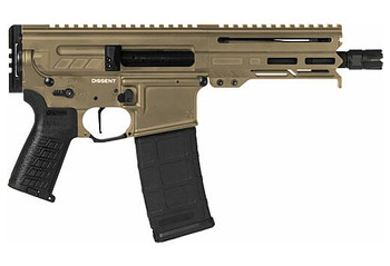 DISSENT MK4 6.5" COYOTE TAN PISTOL 9MM