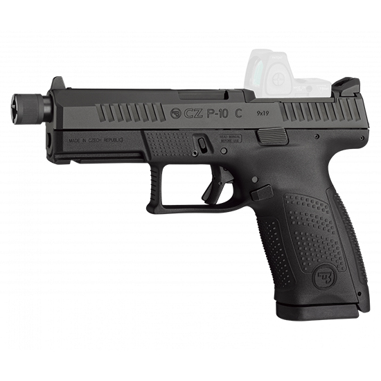 CZ P-10 C OR SR 9MM 4.6" TB RMR CO WITNESS 17RD