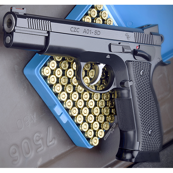 CZ CUSTOM AO1 SD 9MM 4.925" MATCH GRADE 19RD