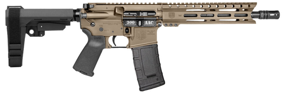 DBF DB15 300BLK 10" FDE SBA3 PSB MLOK 9" 30RD