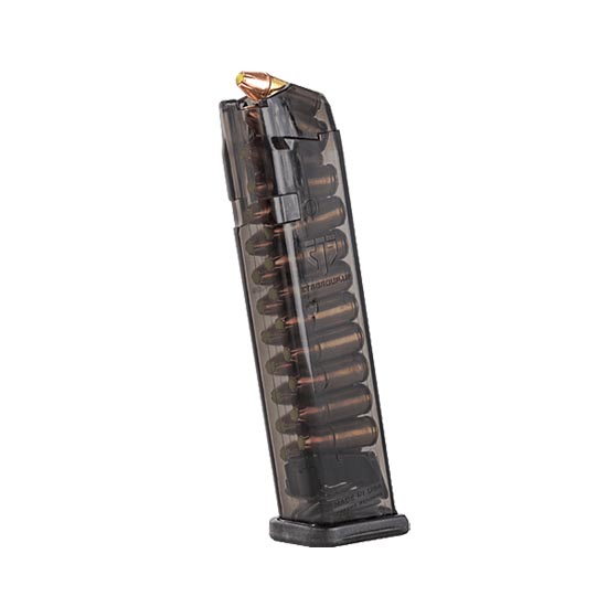 ETS MAG GLOCK 17 9MM 22RD COMP CARBON SMOKE