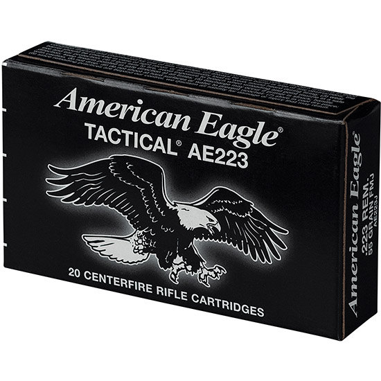 FED AMERICAN EAGLE 223REM 55GR FMJ BT 20/25