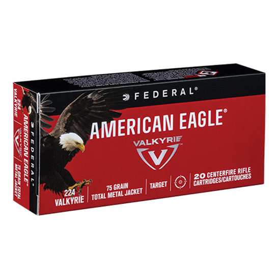 FED AMERICAN EAGLE 224VAL 75GR TMJ 20/10