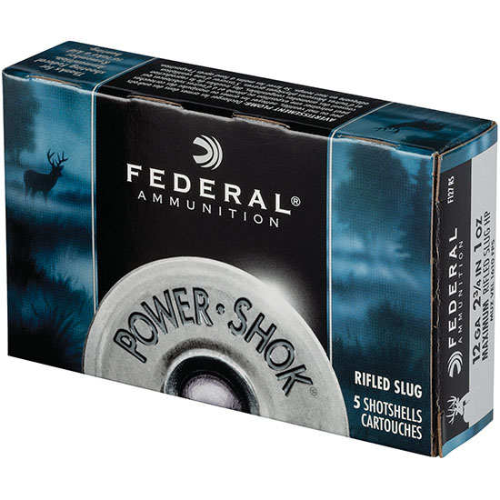 FED POWER-SHOK R SLUG 20GA 2.75" 3/4OZ 5/50