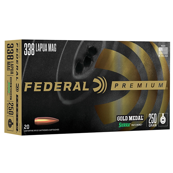 FED GOLD MEDAL 338LAP 250GR SIE MK BTHP 20/10