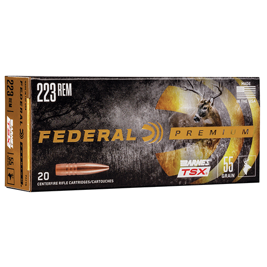 FED VITAL-SHOK 223REM 55GR TSX 20/10