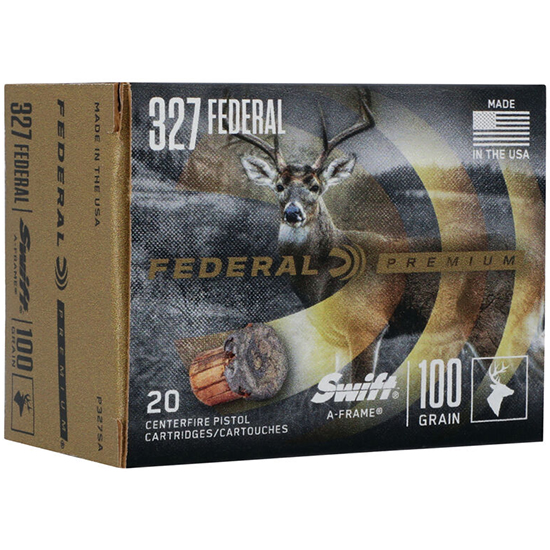 FED SWIFT A-FRAME 327FED 100GR JHP 20/10