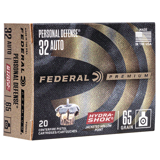 FED PREMIUM 32ACP 65GR HI-SHOK JHP 20/25