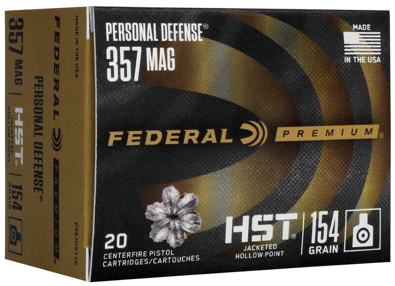 FED PERSONAL DEFENSE 357MAG HST JHP 20/10