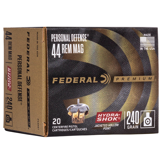 FED PREMIUM 44MAG 240GR HYDRA SHOK JHP 20/25