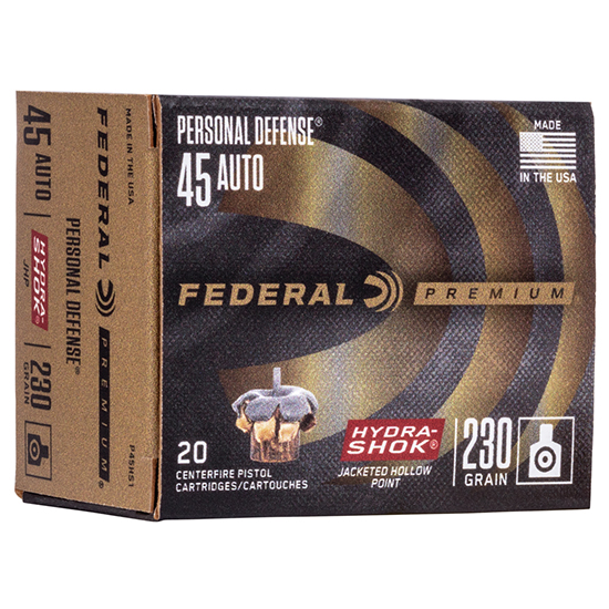 FED PREMIUM 45ACP 230GR HYDRA-SHOK JHP 20/25