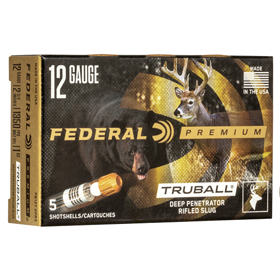 FED VITAL-SHOK TRUBALL 12GA 2.75" 1OZ SLUG 5/50