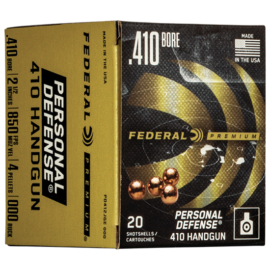 FED PERSONAL DEFENSE 410GA 2.5" 4P #000 20/10