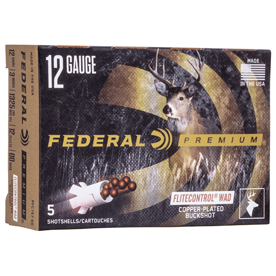 FED VITAL-SHOK BUCKSHOT 12GA 3" 12PEL #00 5/50