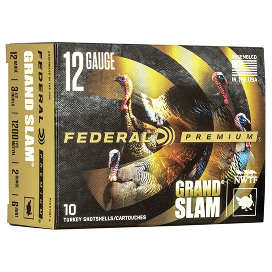 FED GRAND SLAM 12GA 3.5" 2OZ #6 TKY 10/5