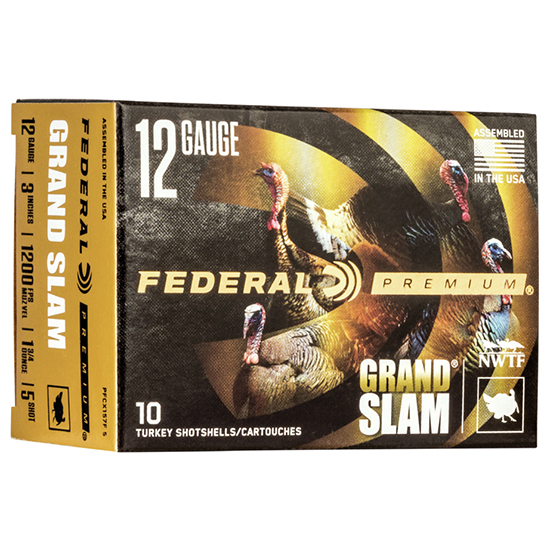 FED GRAND SLAM 12GA 3" 1.75OZ #5 TKY 10/5