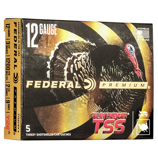 FED HEAVYWEIGHT TSS 12GA 3.5" 2.25OZ 9 TKY 5/10