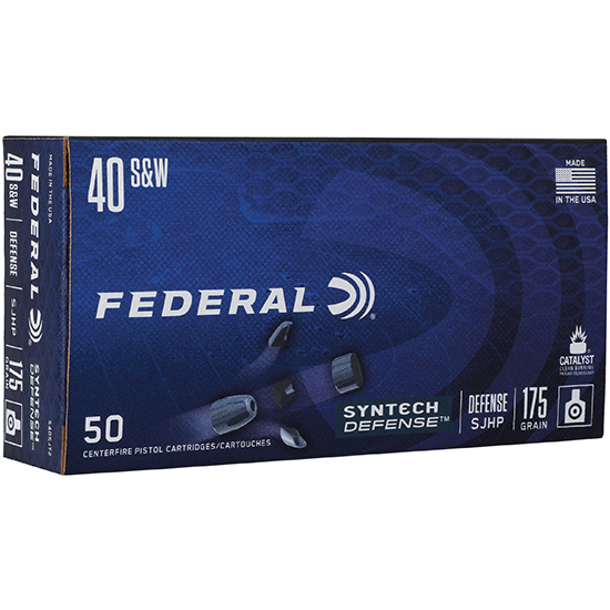 FED SYNTECH DEFENSE 40SW 175GR SJHP 50/10