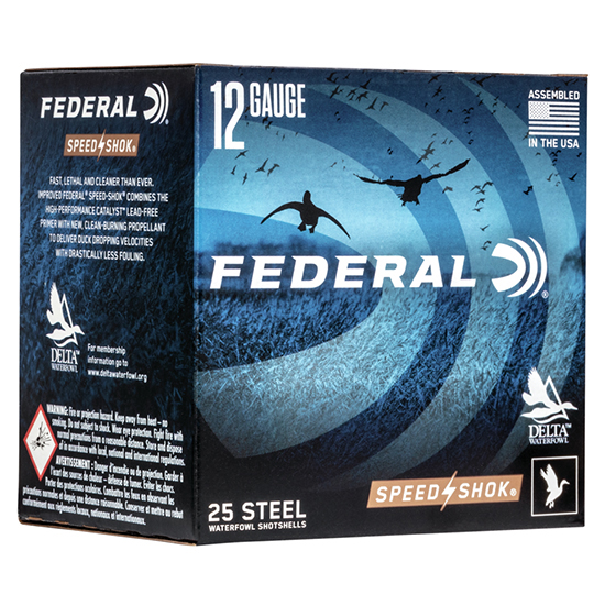 FED SPEED-SHOK 12GA 3" 1-1/8OZ #BB 25/10