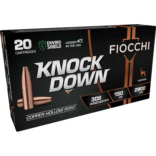 FIO KNOCK DOWN 308WIN 150GR HP 20/10