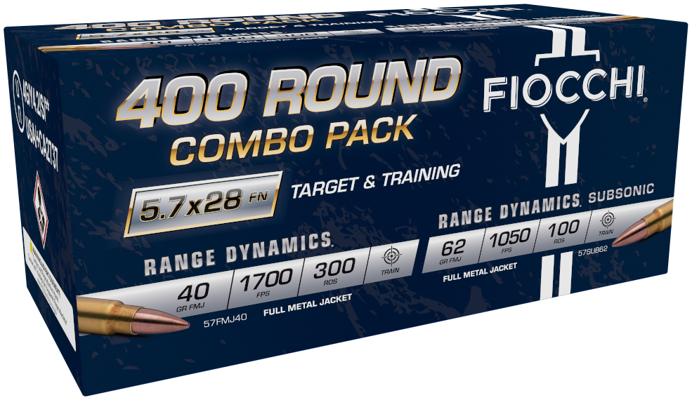 FIO 5.7X28 COMBO PACK 57FMJ40 & 57SUB62 400/1