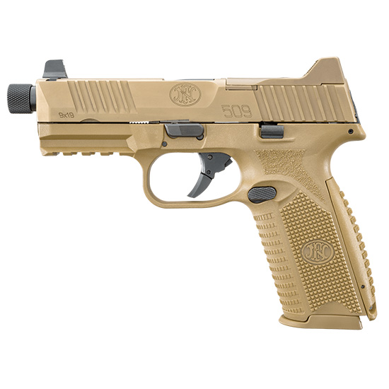 FN 509 TACTICAL 9MM FDE 4.5" THRD HNS 2 10RD