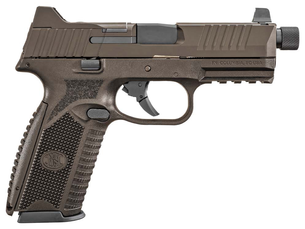 FN 509 TACTICAL 9MM 4.5" TB OR HNS BRZ 5 10RD