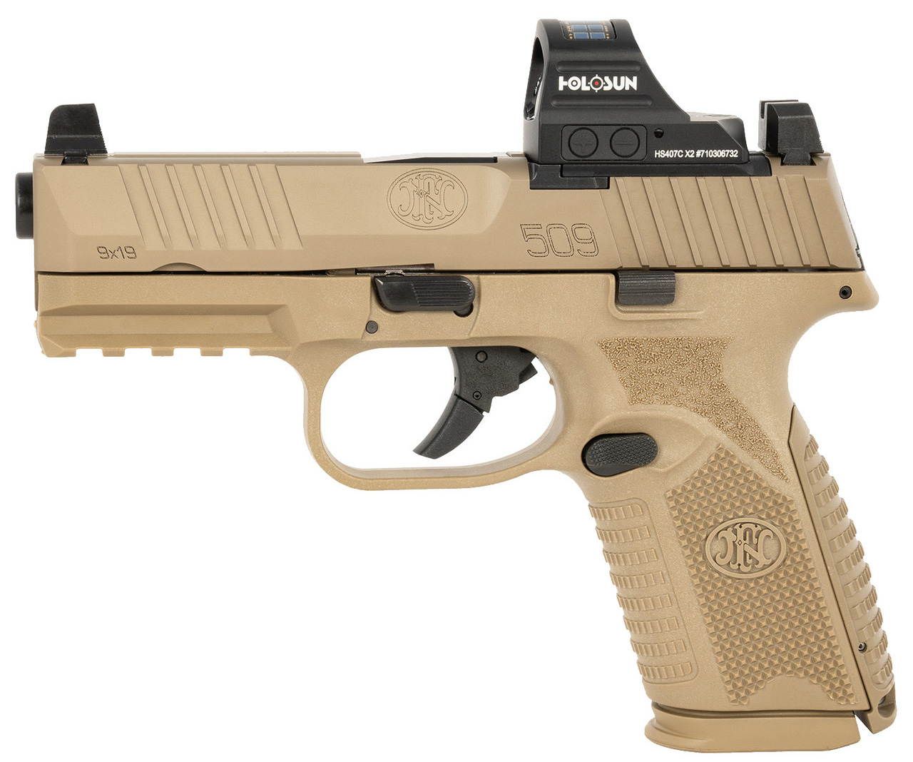 FN 509M MRD NMS FDE NS HOLOSUN 407C 10RD