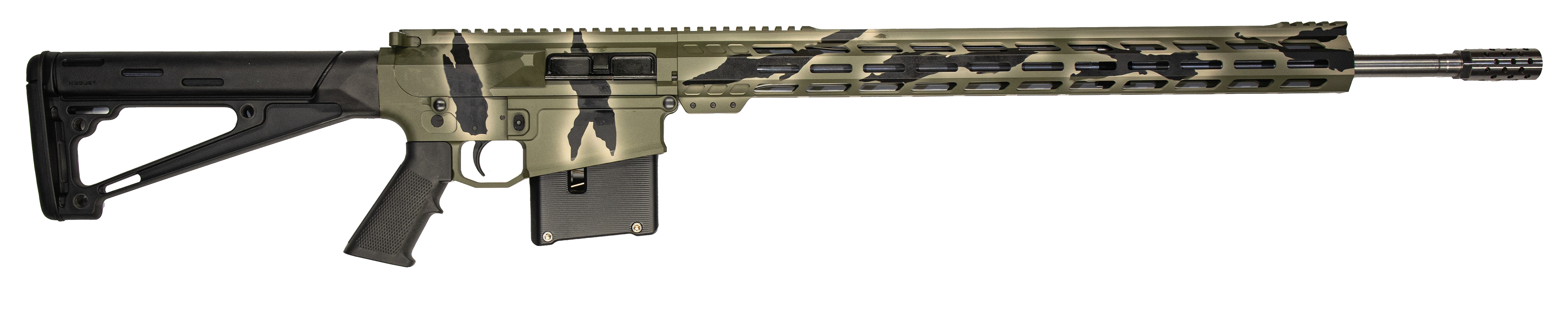 GLFA AR-10 270WIN 24" PURSUIT GRN CAMO/SS