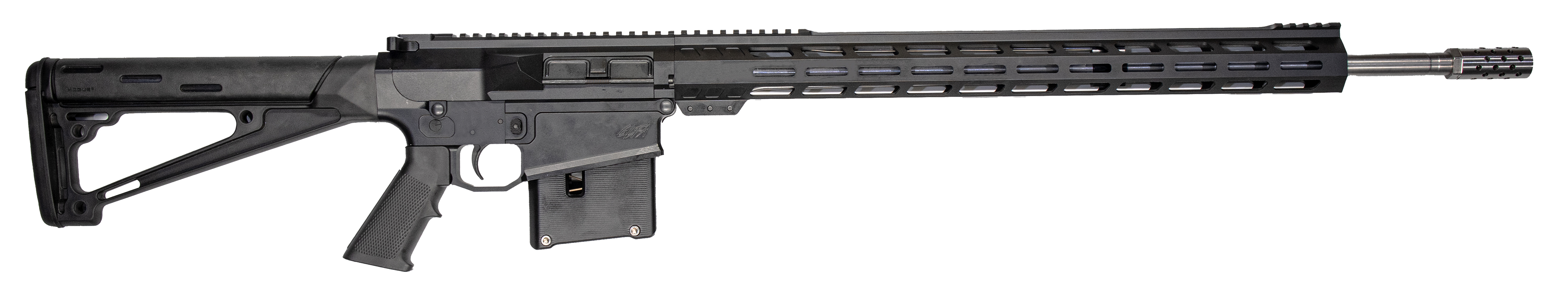 GLFA AR-10 6.5PRC 24" BLK/SS 5RD