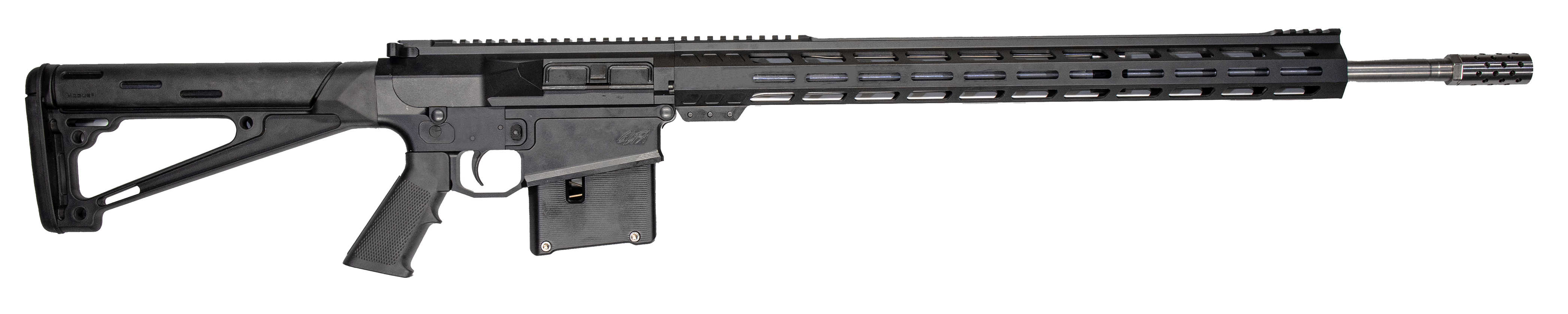 GLFA AR-10 7PRC 24" BLK/SS 5RD