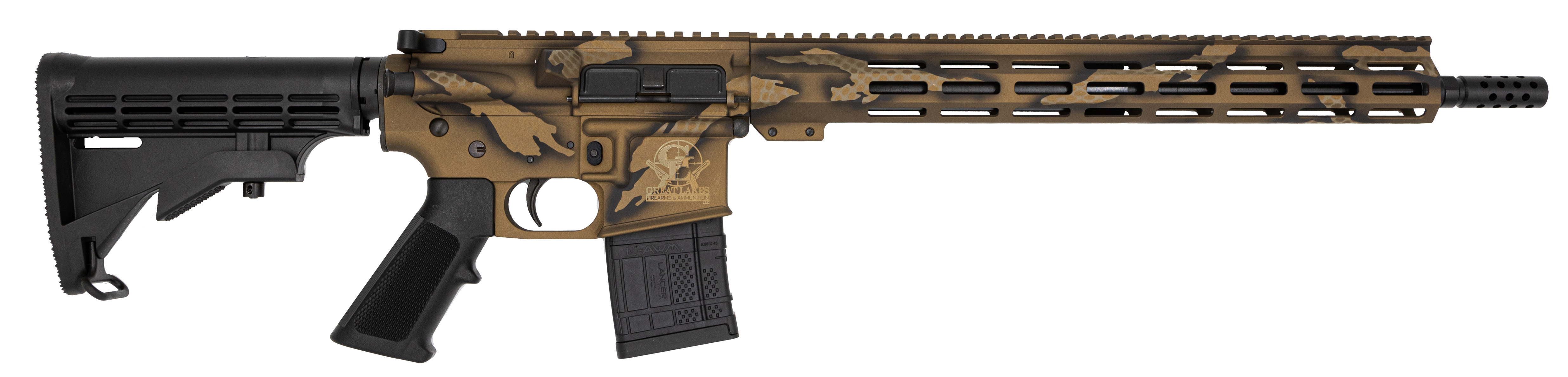 GLFA AR-15 223WYL 16" SERPENT BRONZE CAMO 30RD