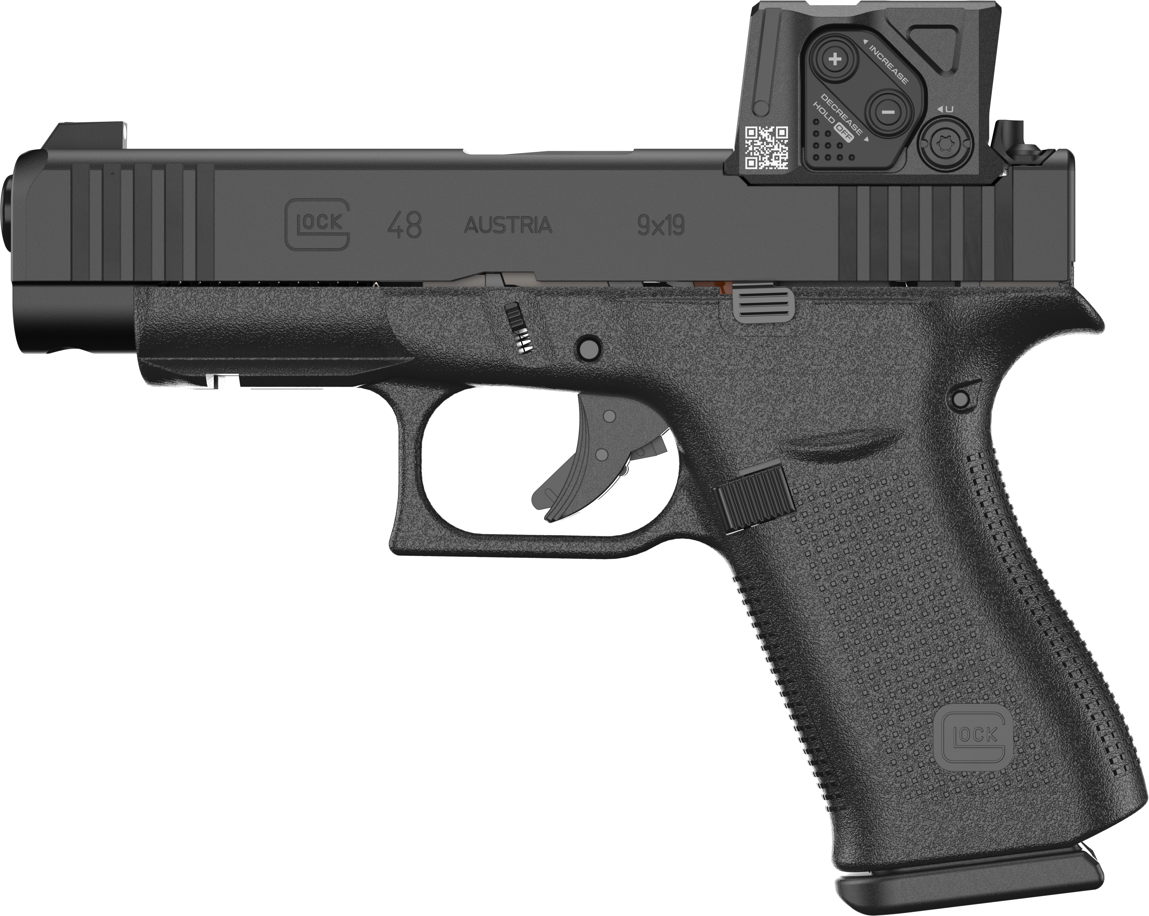 GLOCK 48 9MM 4.17" AIMPOINT COA MOS8 10RD